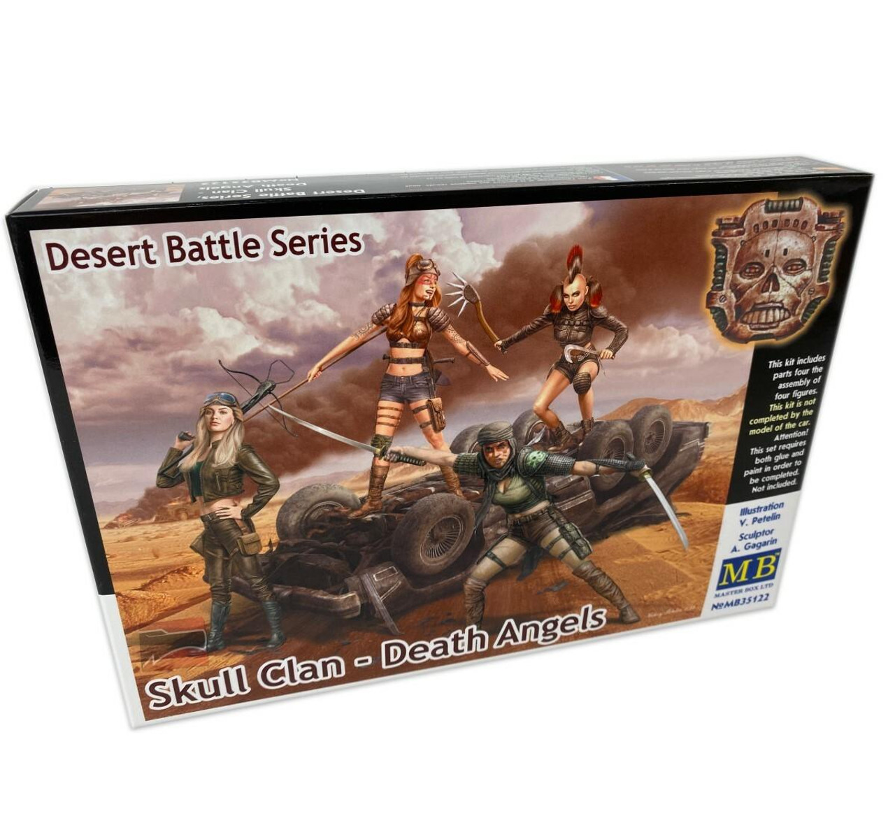 MBL35122 1/35 Master Box Desert Battle Series Skull Clan - Death Angels Plastic Kit MMD Squadron