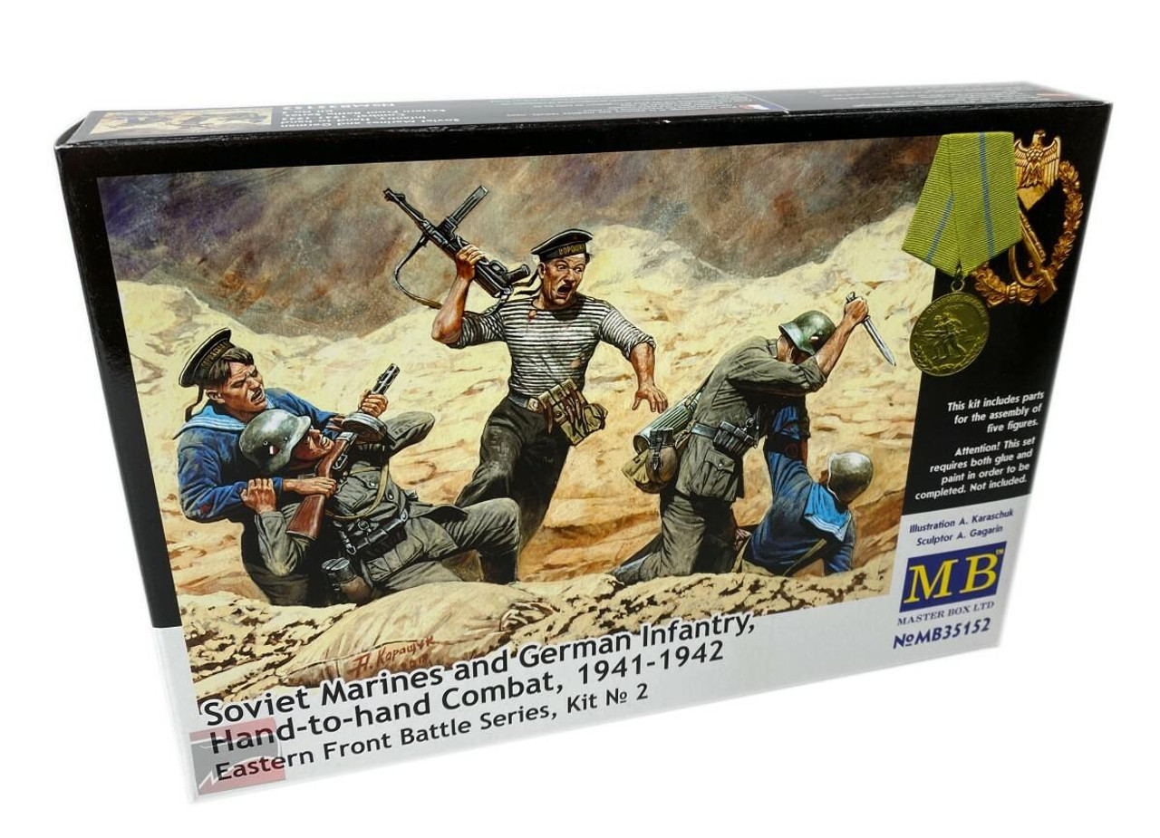 1/35 Master Box Soviet Marines and German Infantry Hand-to-hand