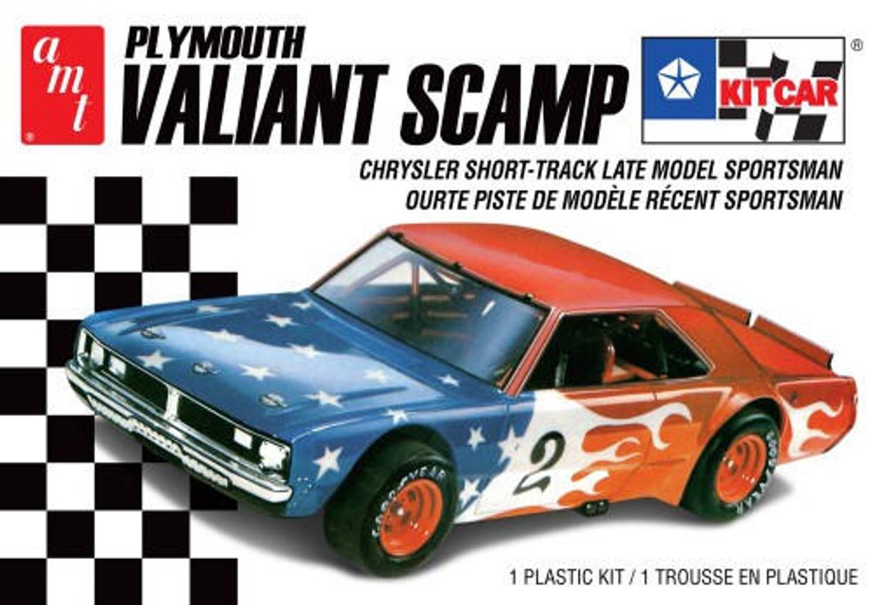 AMT1171 1/25 AMT AMT Plymouth Valiant Scamp Kit Race Car  MMD Squadron