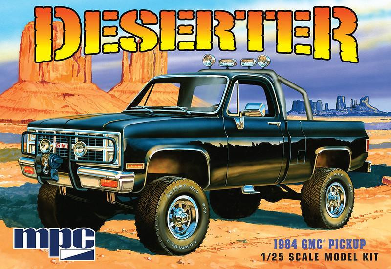 1/25 MPC 1984 GMC Deserter Pickup Truck (White) - Squadron.com