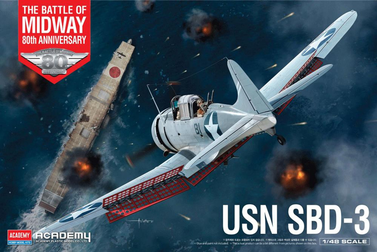 ACD12345 1/48 Academy SB-3 Dauntless Battle of Midway - MMD Squadron