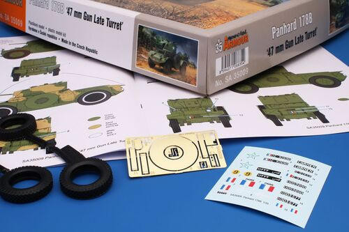 1/35 Special Armour Panhard 178B 47 mm Gun Late Turret Plastic Model