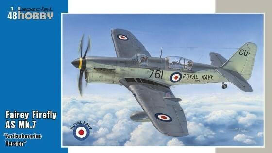 スペシャルホビー　ＳＨ48130　1/48　フェアリー　ファイアフライ　ＡＳ　Ｍｋ．7　対潜哨戒型 w17b8b5 1/48 Special Hobby Fairey Firefly AS Mk.7 Antisubmarine version