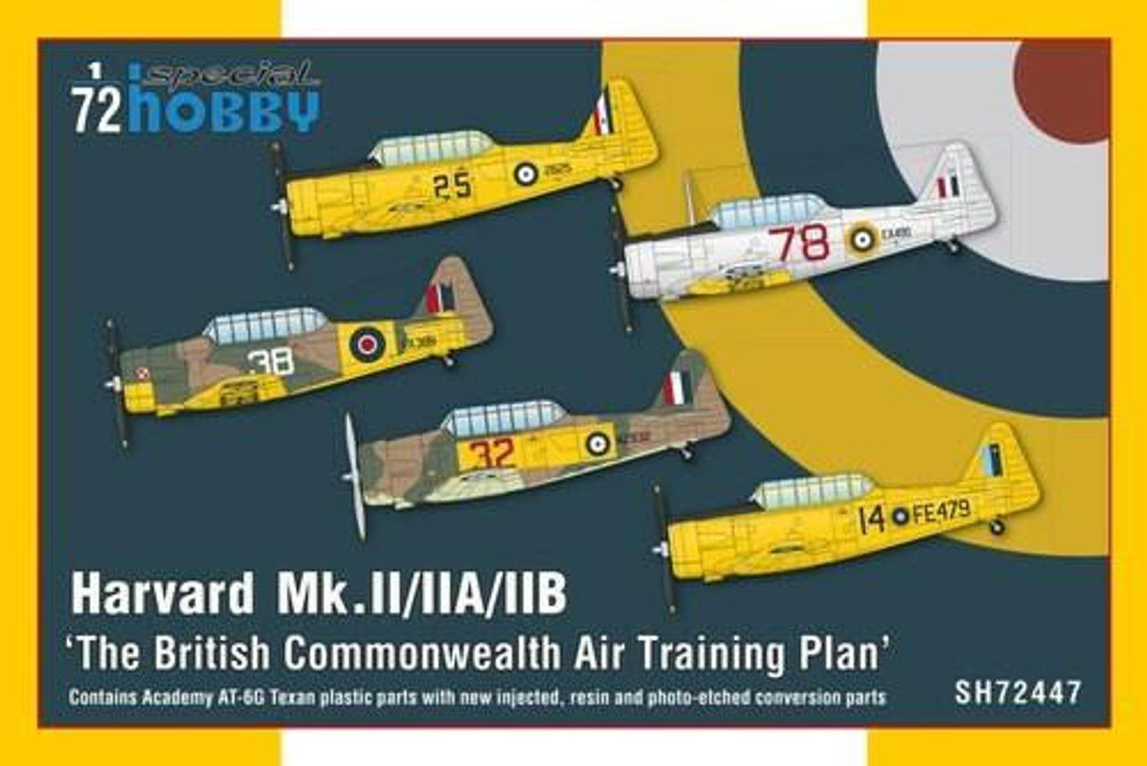 CMK-100-SH72447 1/72 Special Hobby Harvard MkII/IIA/IIB The British Commonwealth Air Training Plan Plastic Model Kit MMD Squadron