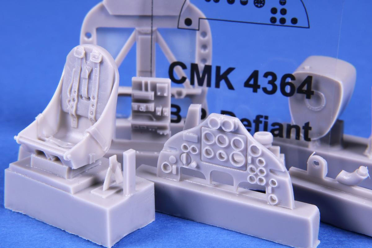 1/48 CMK Defiant Pilots Cockpit set. for Airfix kit Resin