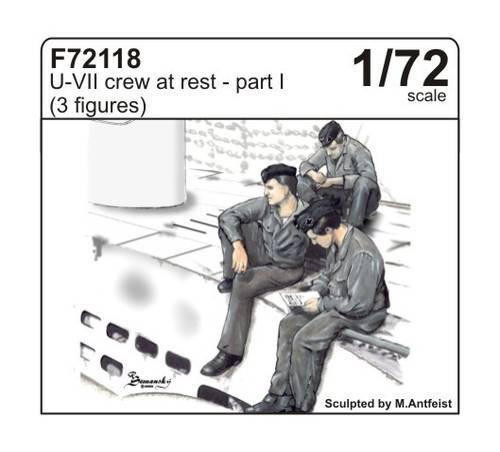 Czech Master's Kits U-VIIクルーキット 1/72　19点 cmk-129-f72118-172-cmk-u-vii-