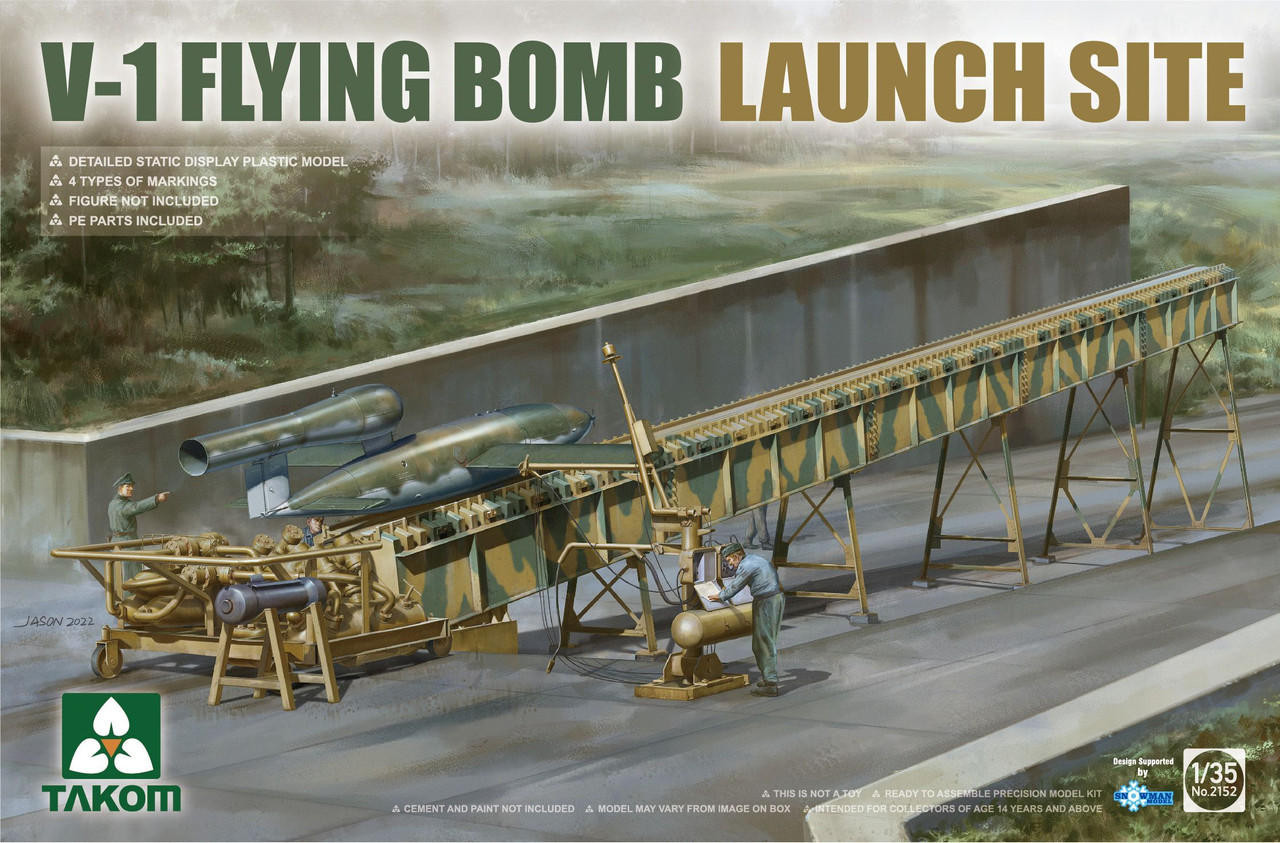 その他 TAKOM V-1 FLYING BOMB LAUNCH SITE 1/35 tak2152-135-takom-v-1-flying-
