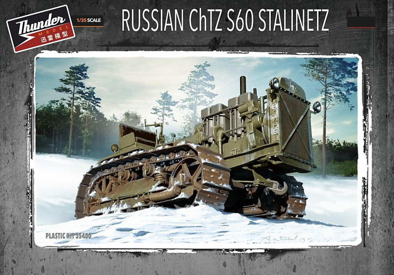 1/35 Thunder Model Russian ChTZ S60 Stalinetz Tractor