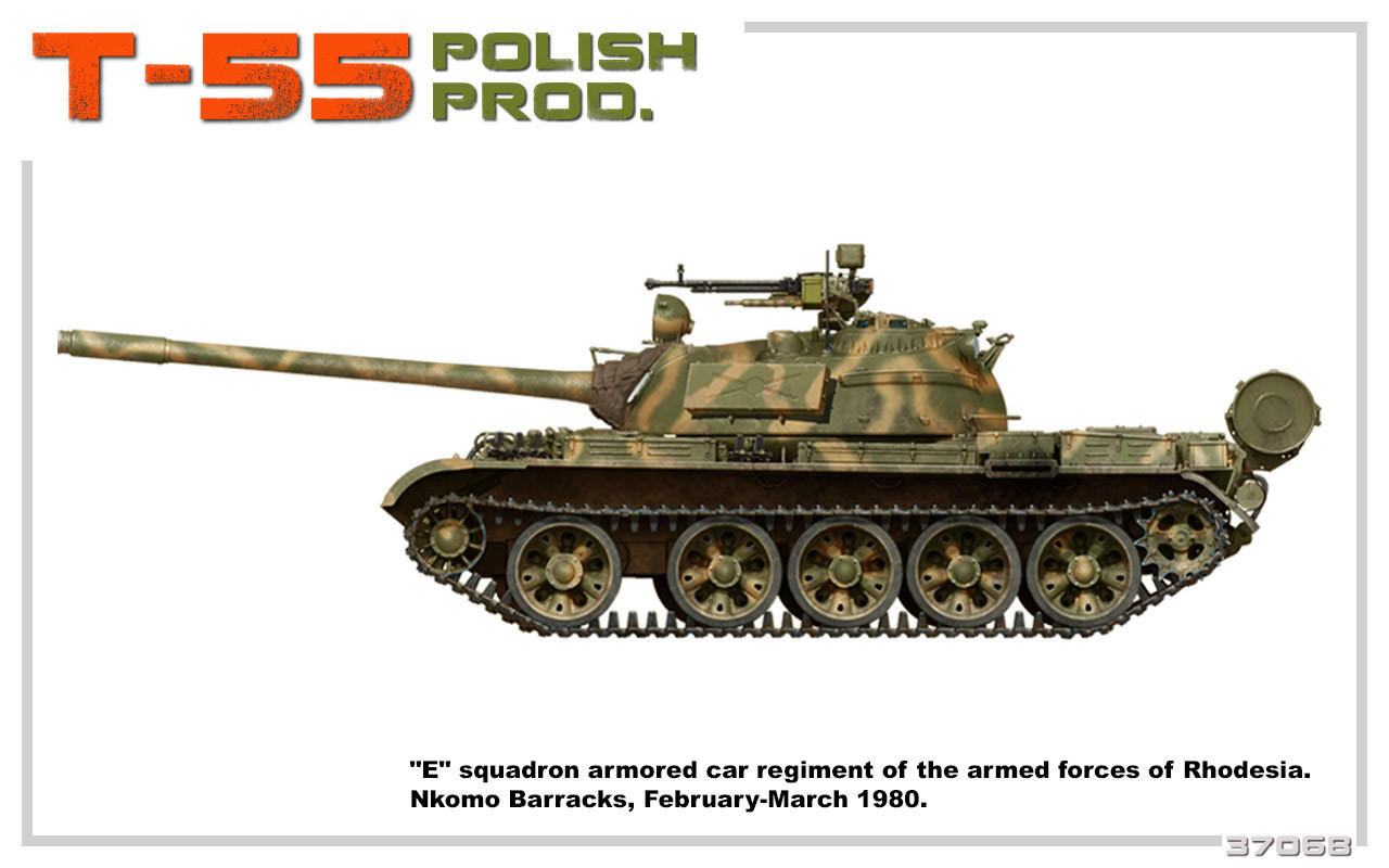 MIN37068 1/35 Miniart T-55 Polish Production Tank MMD Squadron