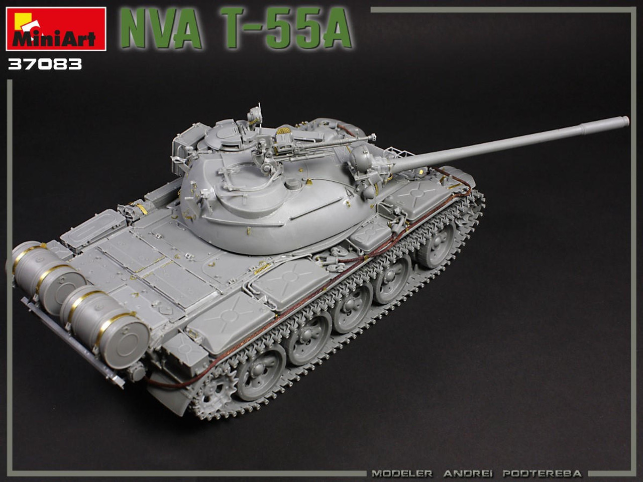 1/35 Miniart NVA T-55A Tank Plastic Model Kit