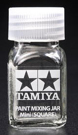 Tamiya Paint Mixing Jar Mini Square (10ml Bottle)