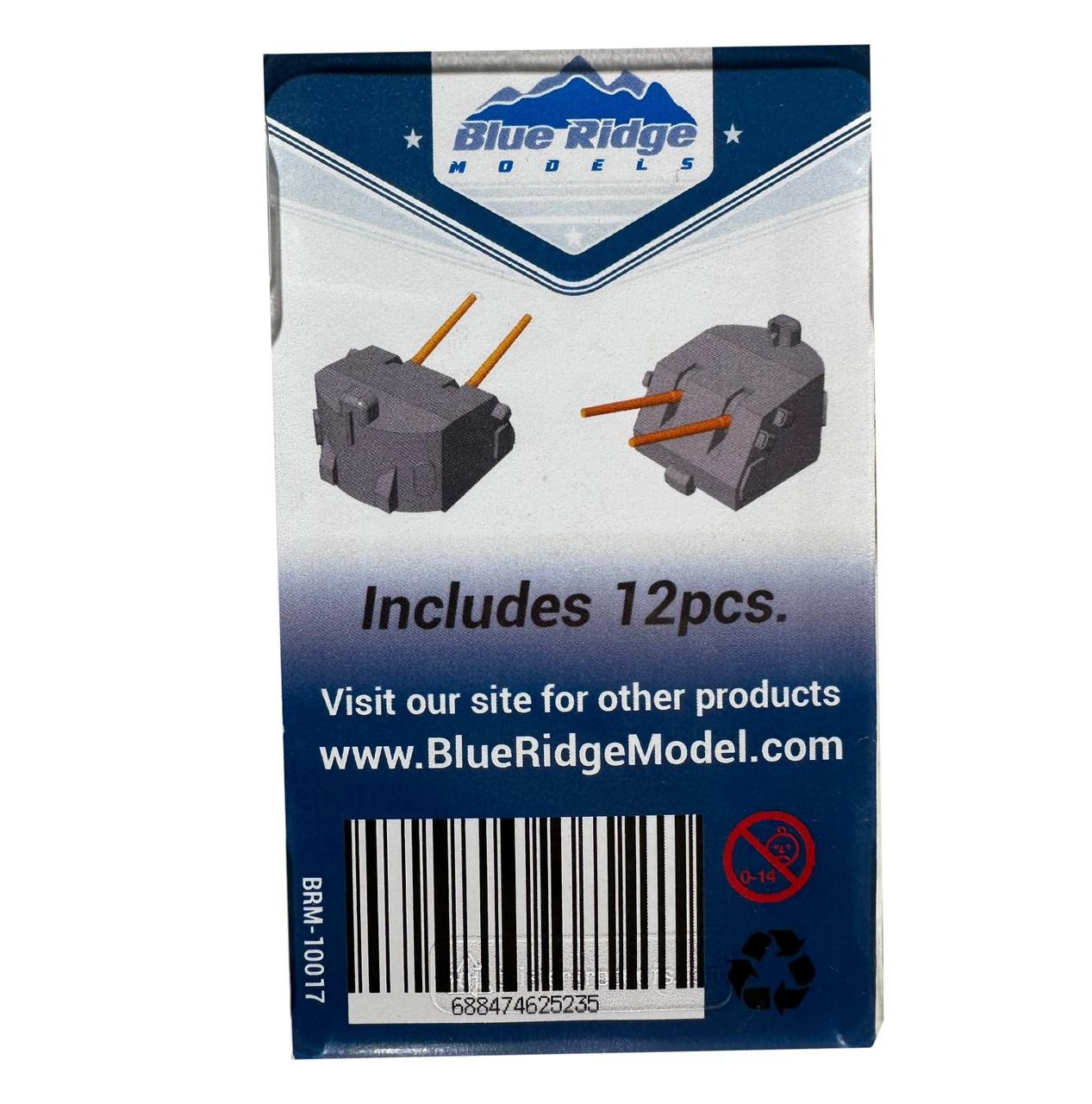 1/700 Blue Ridge Models - 5/38 Caliber Gun - Dual (x12) - Resin ...