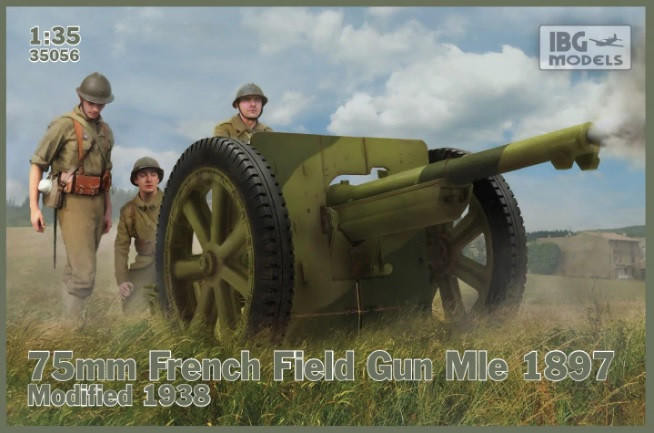 1/35 IBG 75mm French Field Gun Mle 1897 – Modified 1938 - Squadron.com