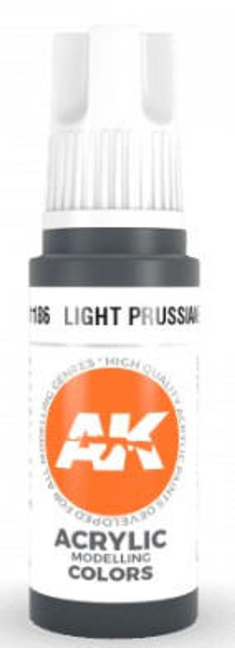 AK-11186 AK Interactive Light Prussian Blue Acrylic Paint 17ml Bottle  MMD Squadron