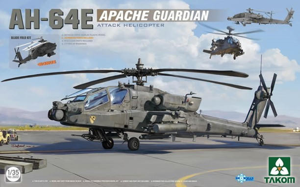 TAKOM 1/35 AH-64E アパッチ・ガーディアン 1/35 Takom AH-64E Apache Attack Helicopter Guardian - Squadron.com