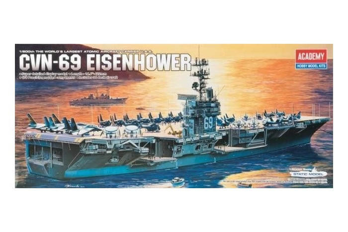 1/800 Academy USS Eisenhower CVN69 Aircraft Carrier - Squadron.com