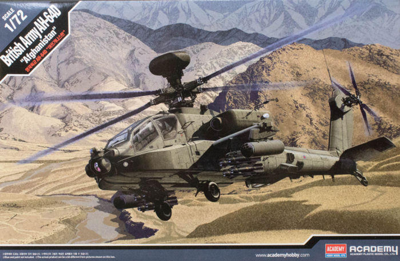 ACD12537 1/72 Academy  British Army AH-64 Afghanistan  MMD Squadron