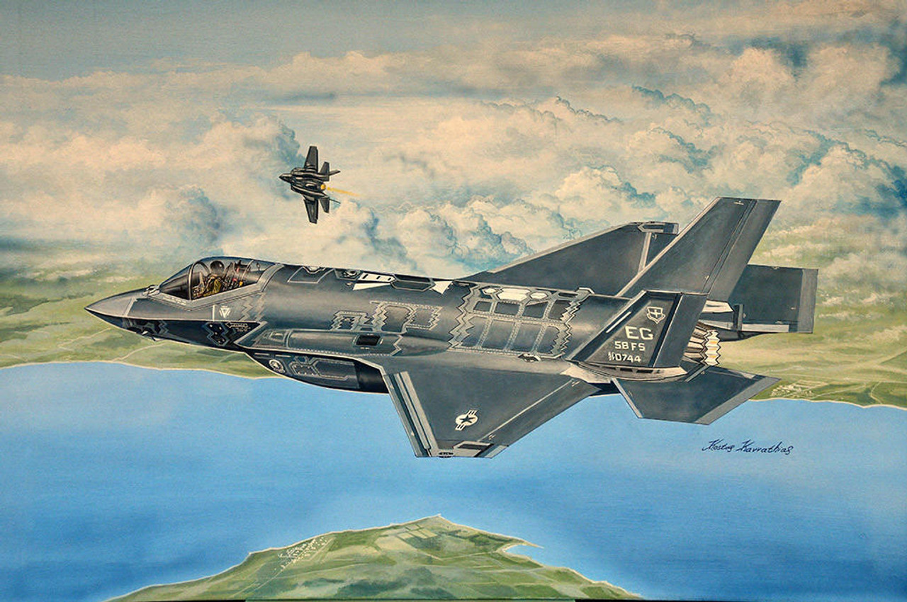 1/32 Trumpeter F-35A Lightning Plastic Model Kit - FreeTimeHobbies.com