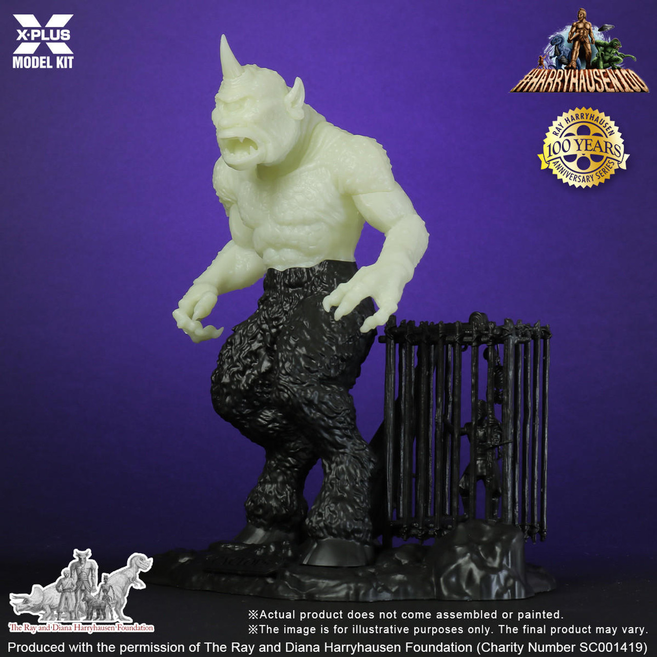 1/35 X-Plus Cyclops 7th Voyage of Sinbad GLOW Plastic Model - PREORDER