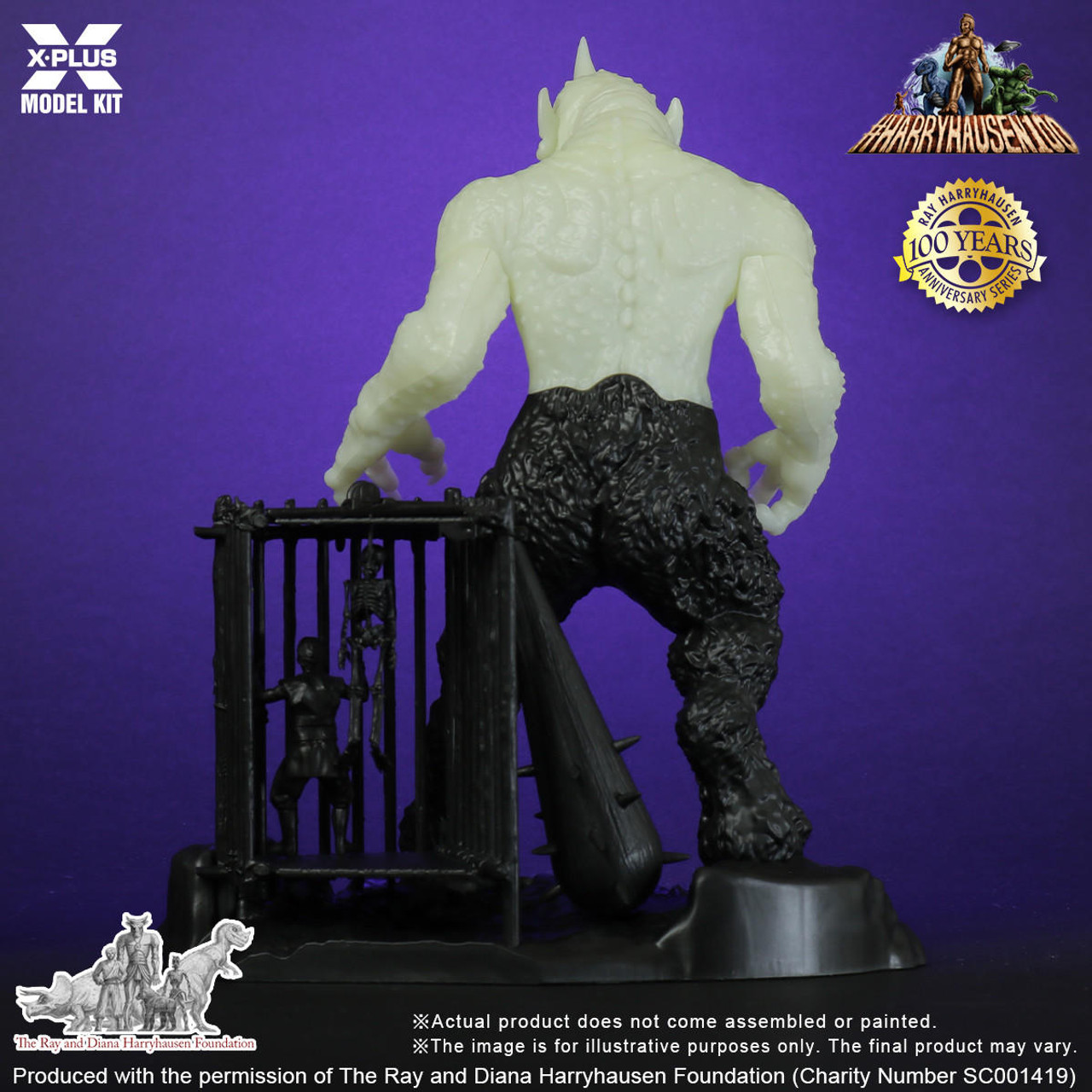 1/35 X-Plus Cyclops 7th Voyage of Sinbad GLOW Plastic Model - PREORDER