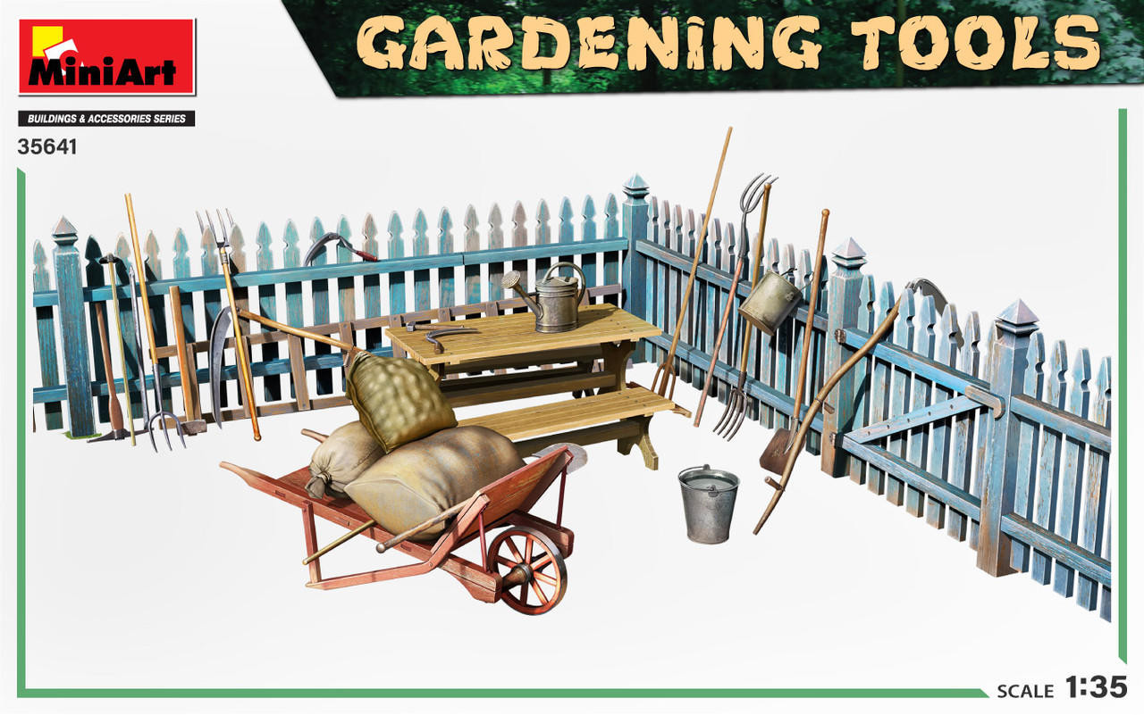 MIN35641 1/35 Miniart Gardening Tools  MMD Squadron