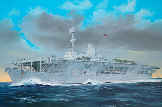 1/350 Trumpeter German Aircraft Carrier Weser Plastic Model Kit