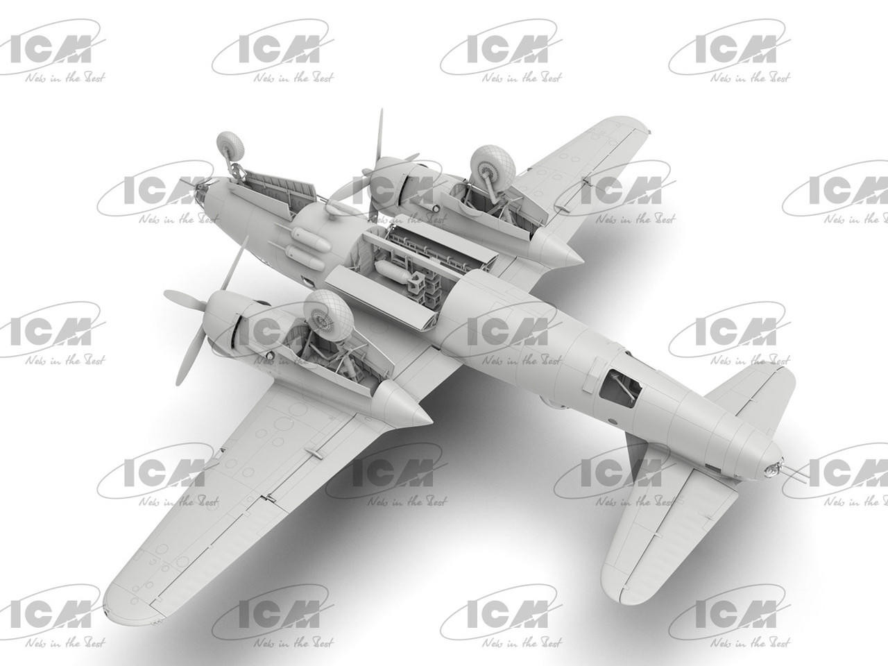 1/48 ICM B-26B Marauder WWII US Bomber Plastic Model Kit - Squadron.com