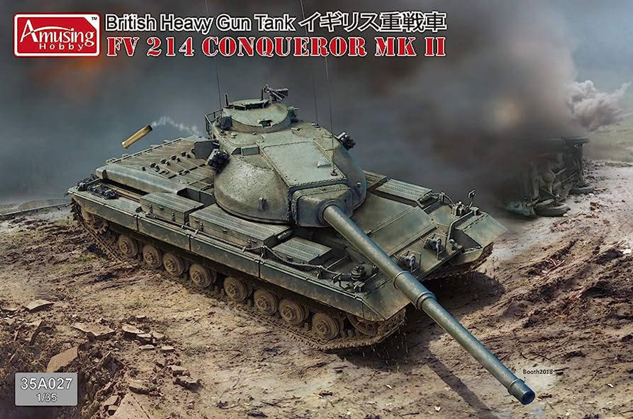 アミュージングホビー 1/35 イギリス重戦車FV 214コンカラーMK II 1/35 Amusing Hobby FV 214 Conqueror MK II - Squadron.com