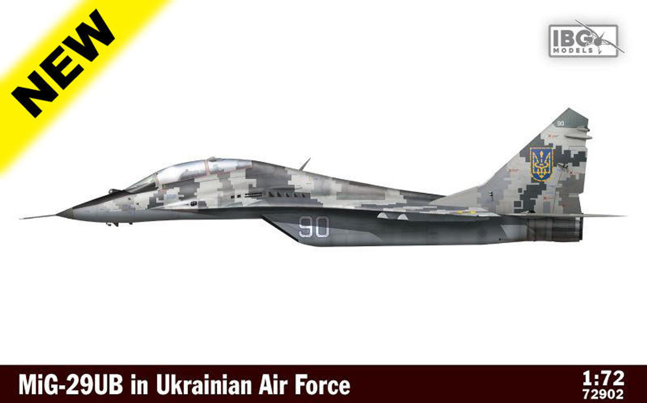 1/72 IBG MiG-29UB in Ukrainian Air Force
