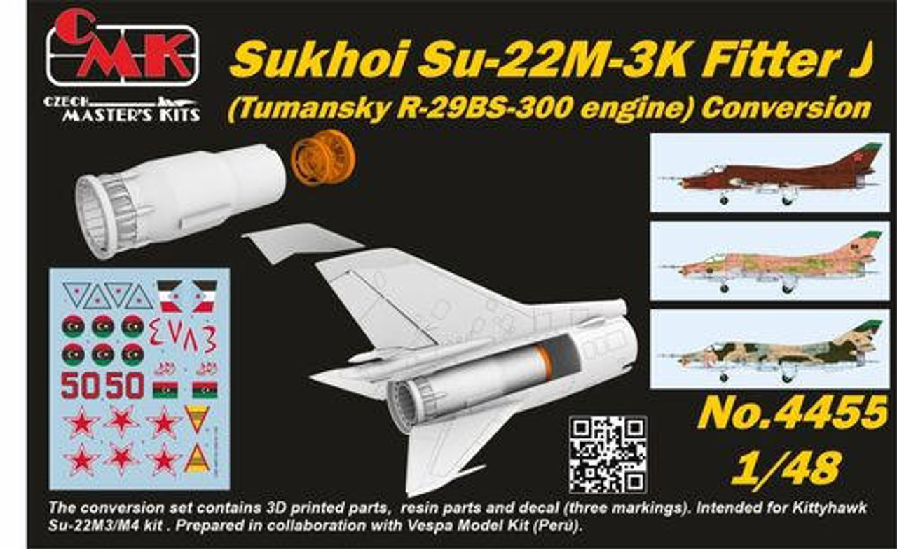 1/48 CMK Sukhoi Su-22M-3K Fitter J (Tumansky R-29BS-300 engine) Conversion