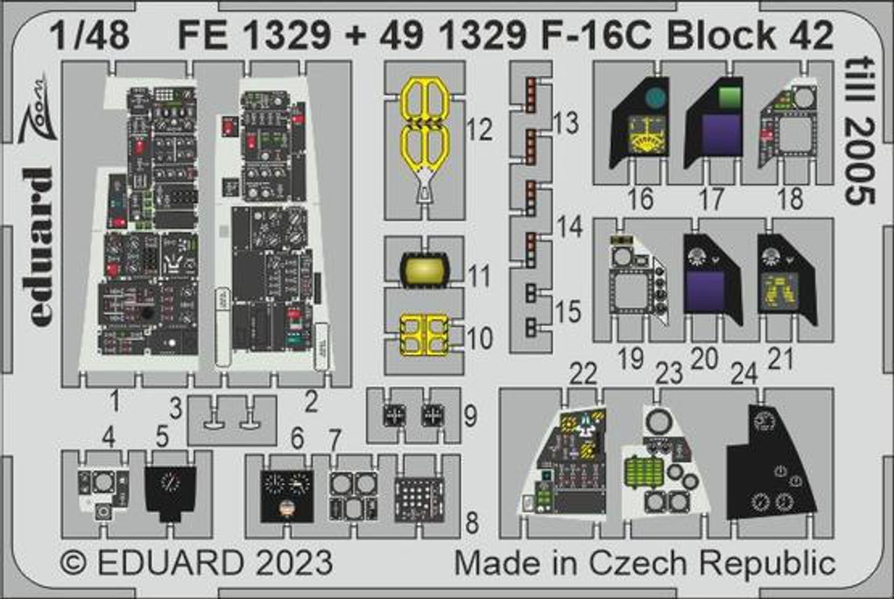 1/48 Eduard F-16C Block 42 till 2005 for Kinetic