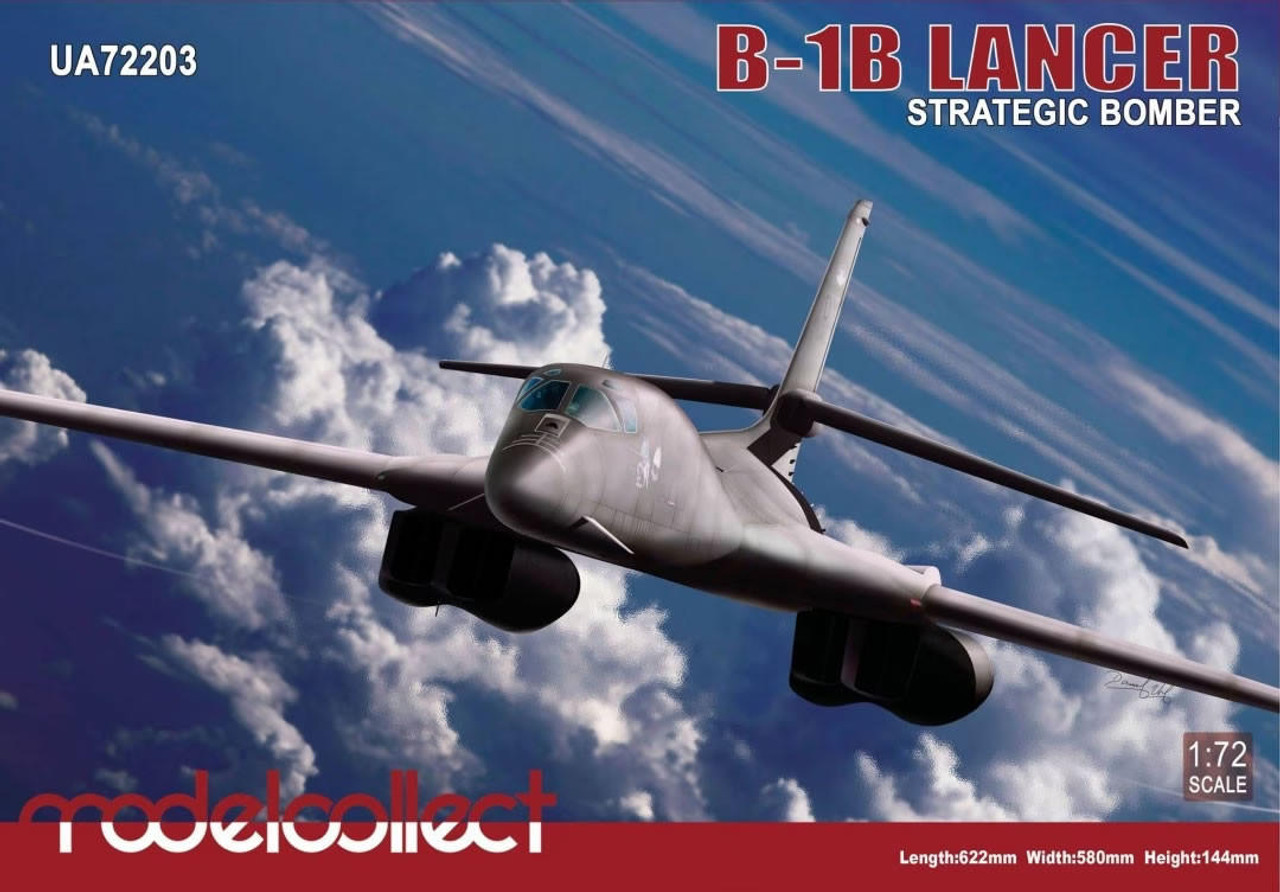 1/72 Modelcollect B-1B Lancer Strategic Bomber - FreeTimeHobbies.com