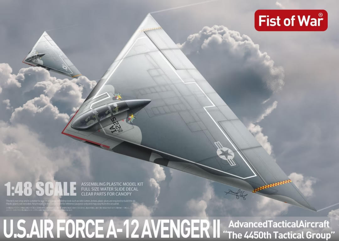 1/48 Modelcollect A-12 USAF Avenger II 4450th Plastic Model Kit