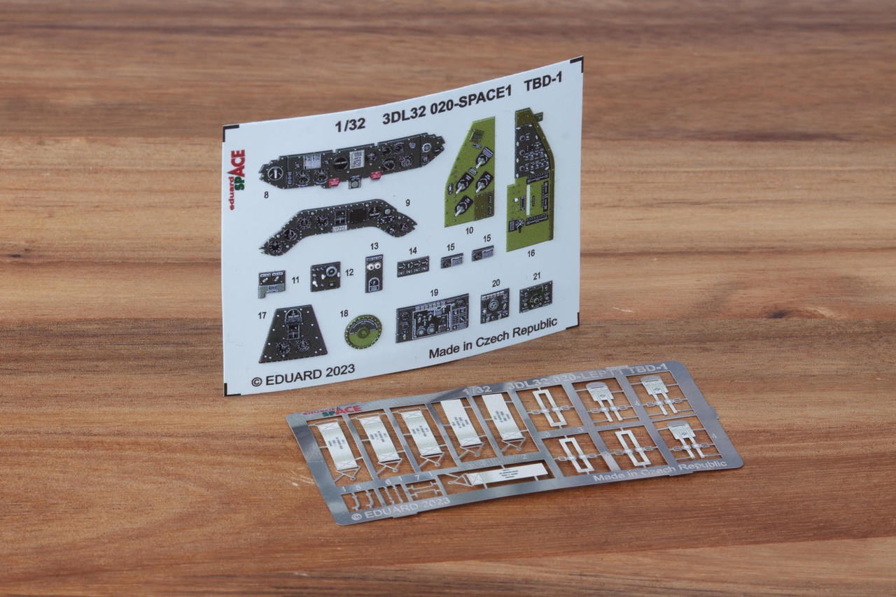 Eduard パーツセット 1/32 Eduard TBD-1 Devastator SPACE 3D Printed Instrument Panel