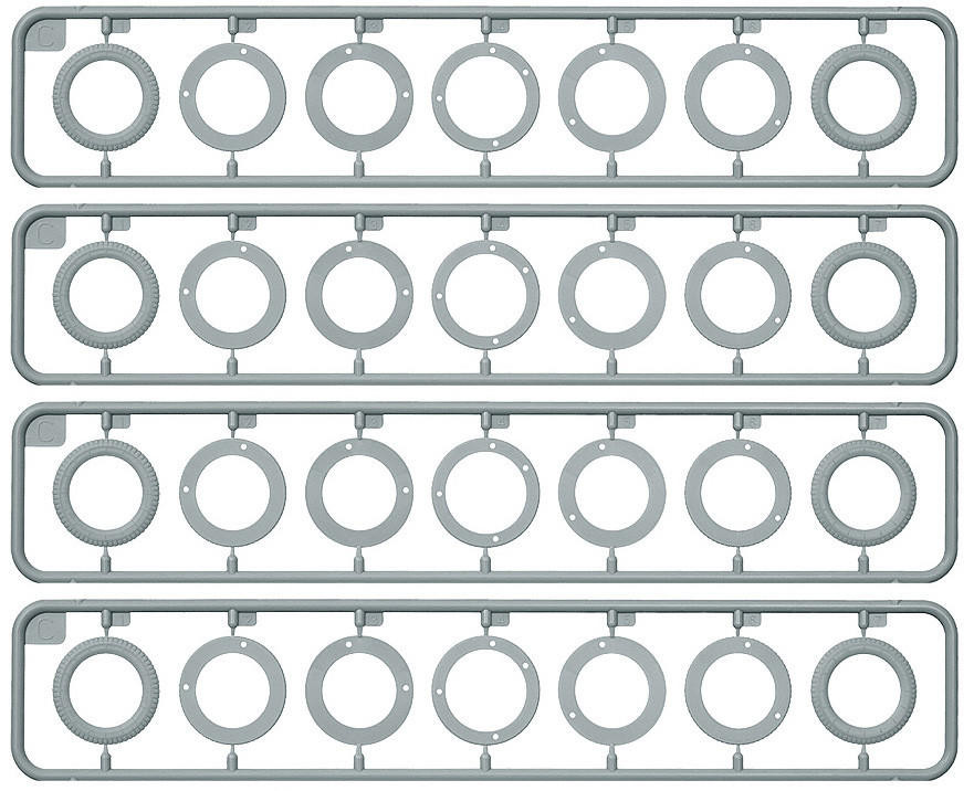 Set for ZiS-5 (Rail wheels)-ZZ Modell plastic scale model kit in 1:87