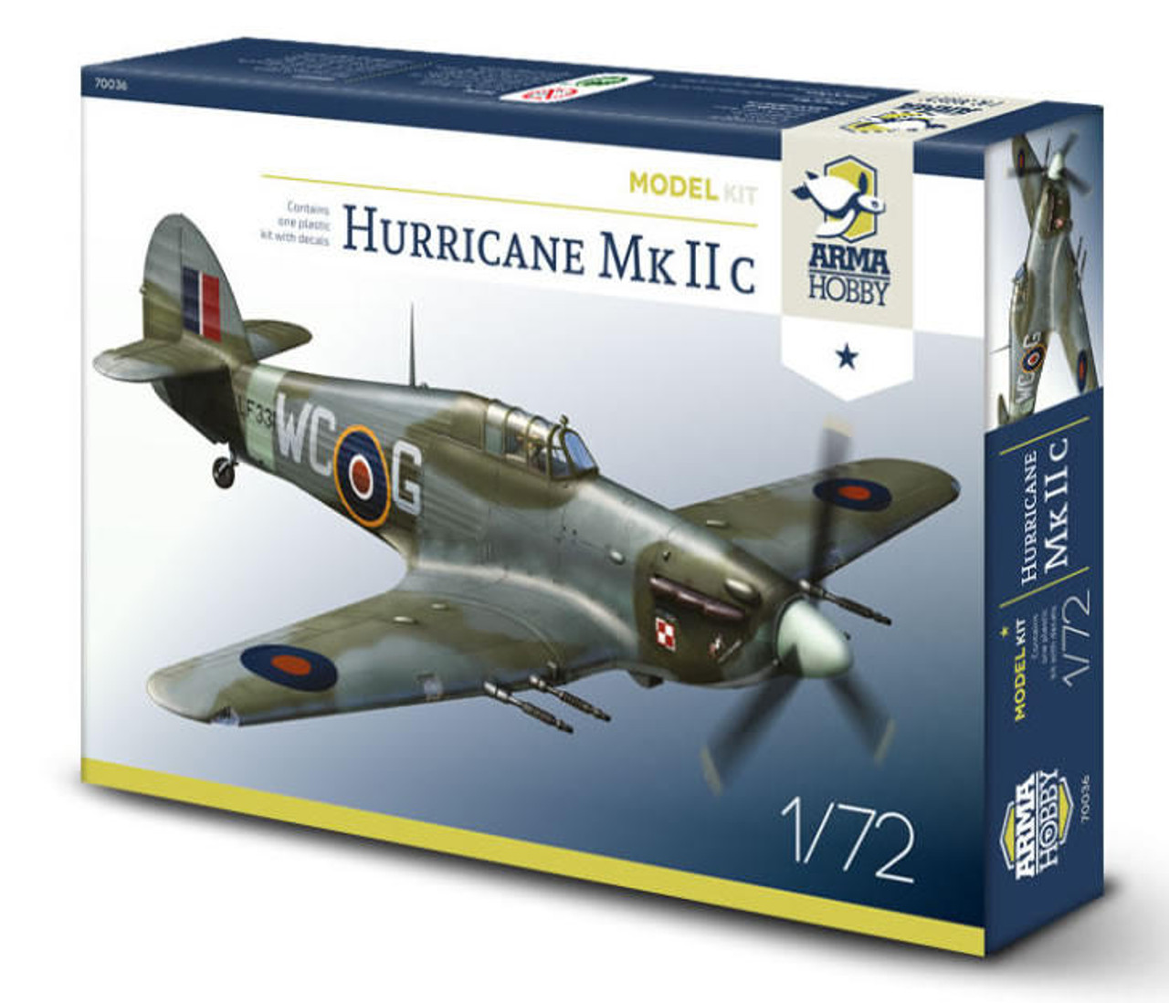 New Arma Hobby 1/72 scale kit announced – Hurricane Mk IIb