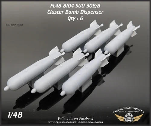 1/48 Flying Leathernecks SUU-30B/B Cluster Bomb Dispenser