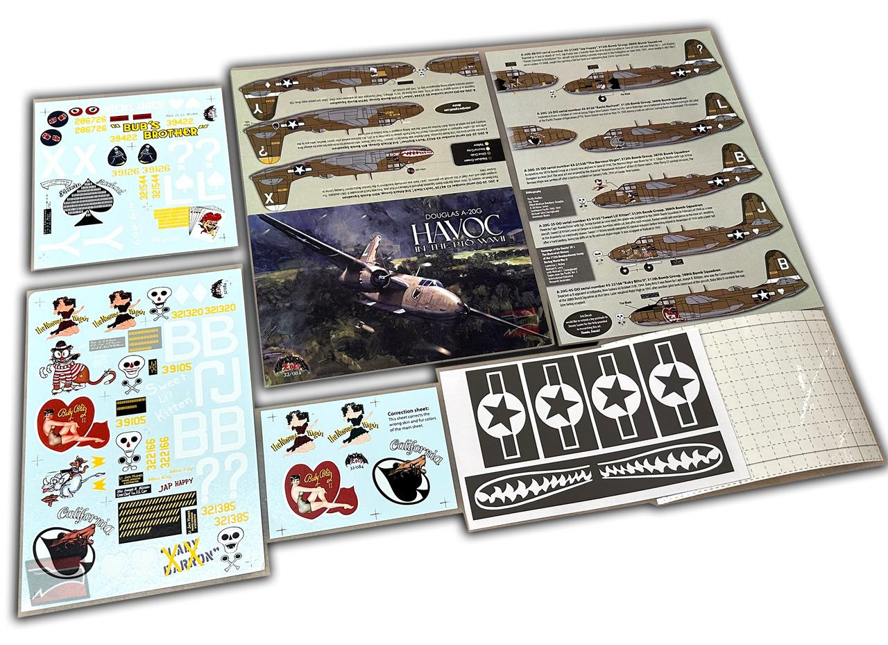 1/32 Zotz Decals Douglas A-20G Havoc in the PTU