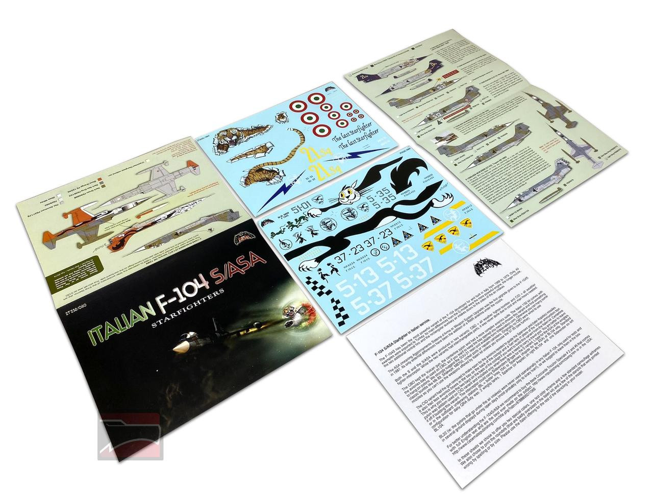 1/32 Zotz Decals Italian F-104S / ASA Starfighters