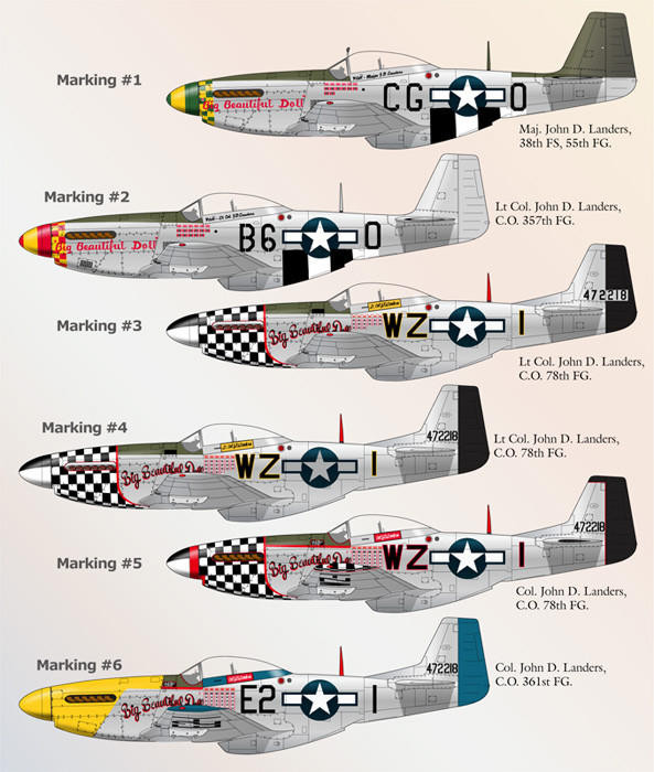 1/72 Lifelike Decals P-51 p-3 - Squadron.com