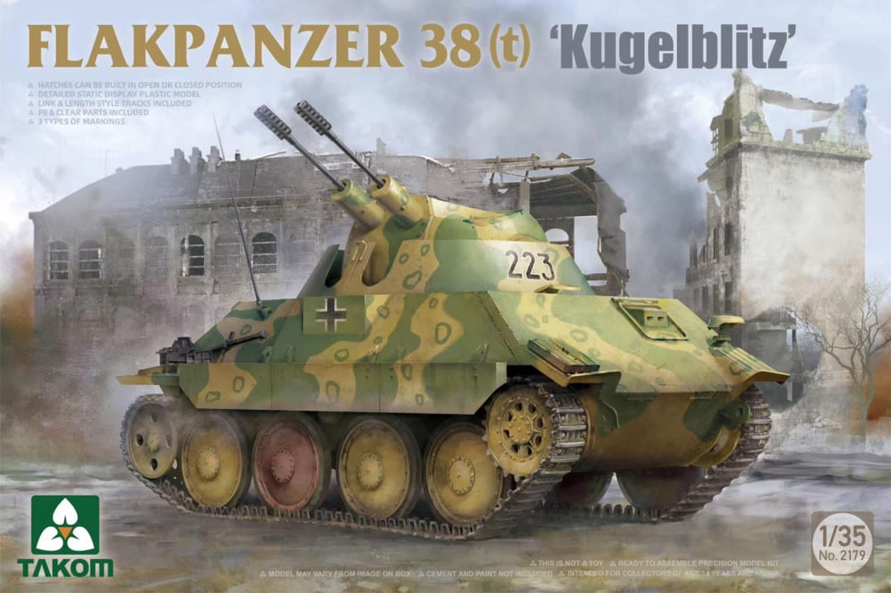 1/35 Takom Flakpanzer 38(t) Kugelblitz - PREORDER - Squadron.com