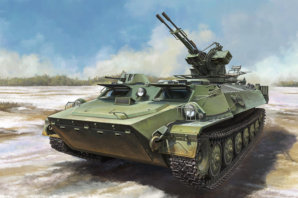 1/35 Trumpeter MT-LB with zu-23-2 Plastic Model Kit - Squadron.com
