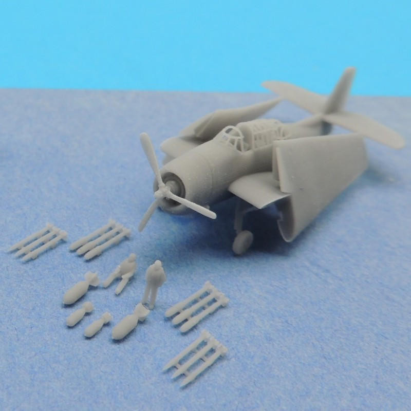 1/350 Black Cat Models Grumman Avenger TBM, folded wings (x6