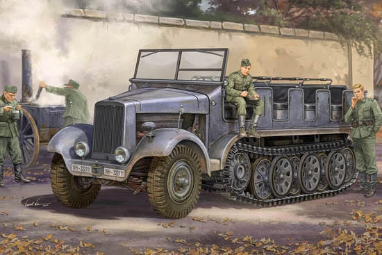 Trumpeter 05531 modèle Kit German SD. KFZ. 6 Semi Chaîne nzugm. artill