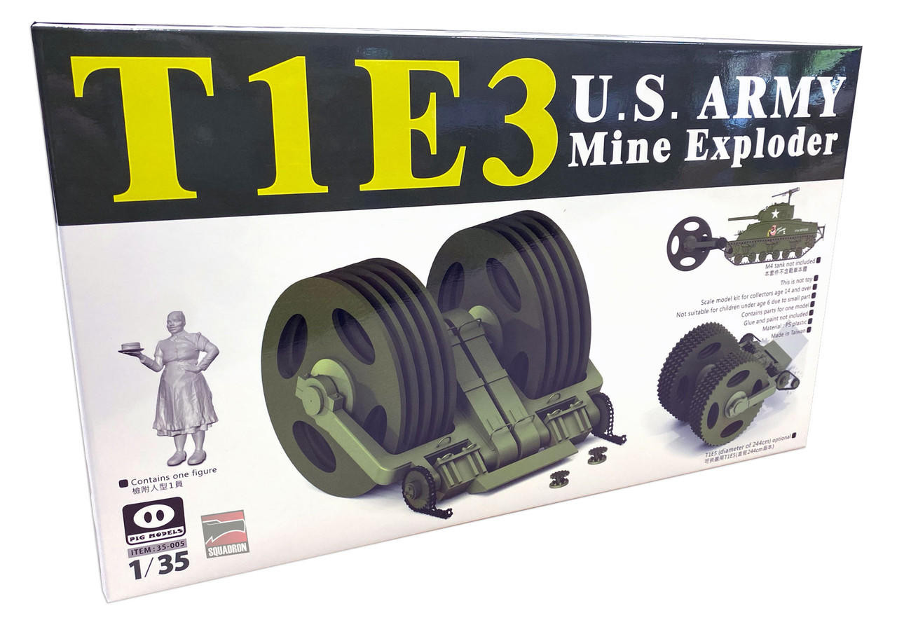1/35 Pig Models T1E3 US Army Mine Exploder for Sherman - MMD