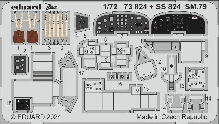 1/72 Eduard SM.79 Zoom set - Squadron.com