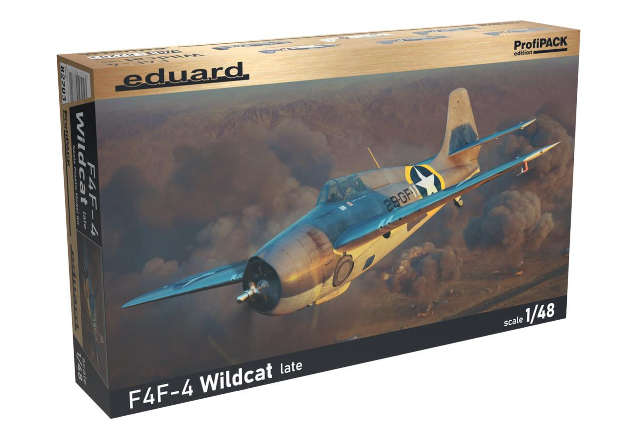 1/48 Eduard F4F-4 Wildcat late Plastic Model Kit - Squadron.com