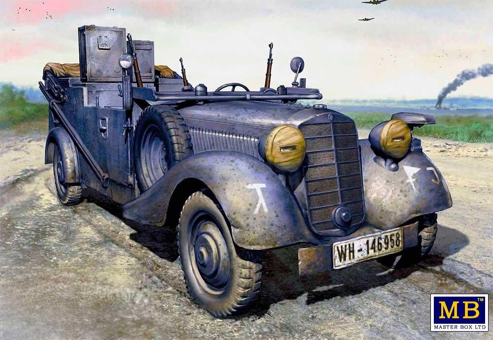 1/35 Master Box Sd.Kfz. 2 Type 170VK, German military radio car
