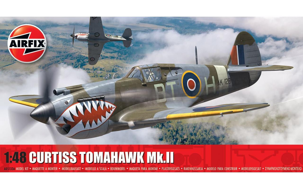 エアフィックス 1/48 イギリス空軍 カーチス トマホーク Mk.2B プラモデル X5133 n5ksbvb 1/48 Airfix Curtiss Tomahawk Mk.II - Squadron.com