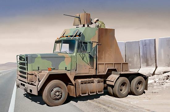 トランペッター 01015 1/35 M915 トラクタートラック素組完成品 trp1084-135-trumpeter-m915-gun